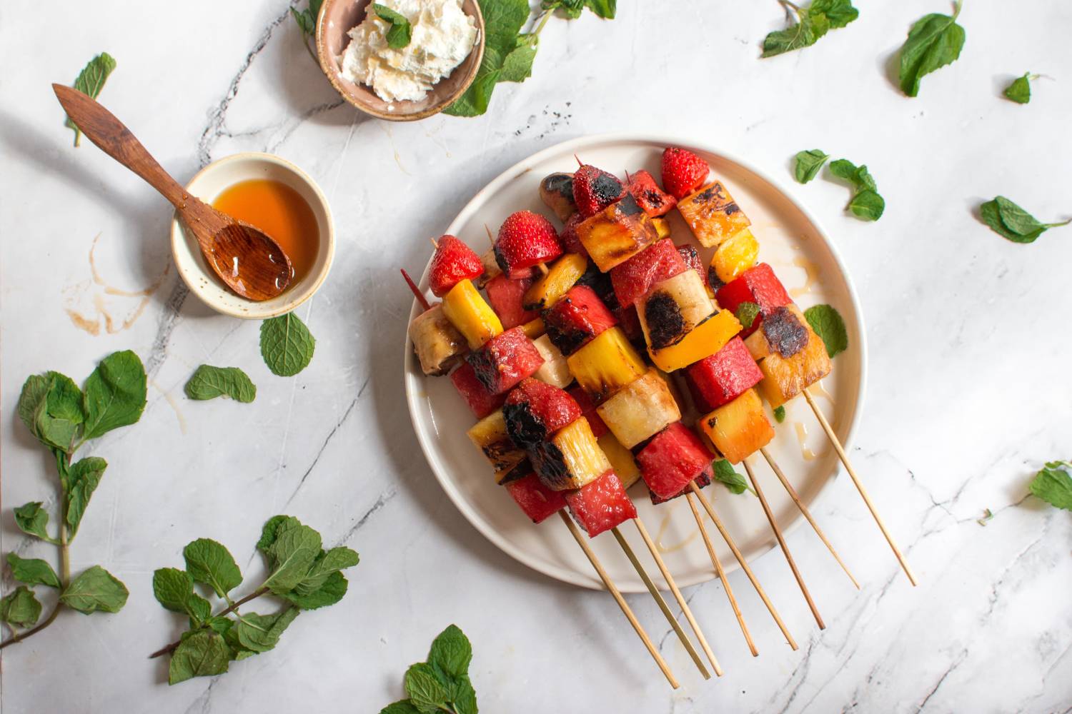 Grilled Fruit Skewers Grilled Fruit Skewers