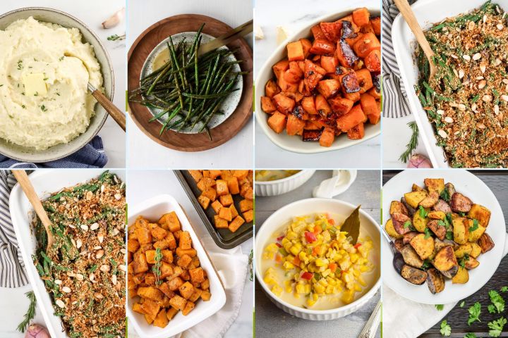 Best Thanksgiving Vegetable Side Dishes (Over 50 Recipes!) Thanksgiving vegetable side dish recipes including mashed potatoes, carrots, green bean casserole, and more.