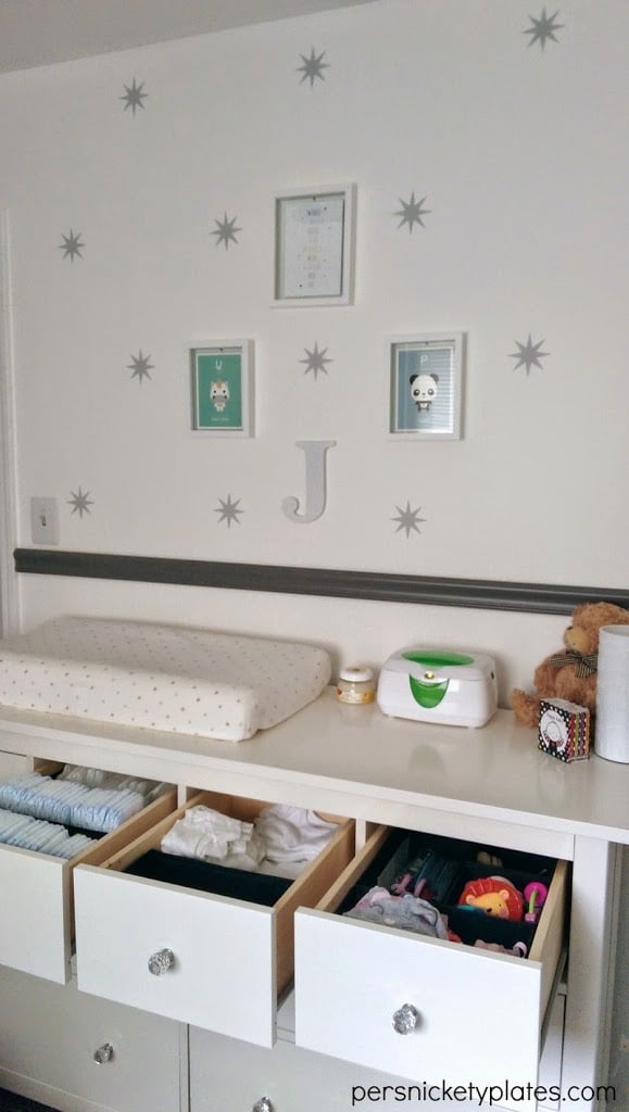 Baby Girl Room Reveal | Hemnes Drawer Organization | Persnickety Plates Baby Girl Room Reveal | Hemnes Drawer Organization | Persnickety Plates