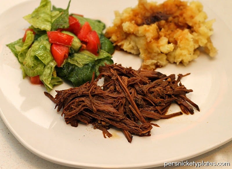 Slow Cooker Roast Beef | Persnickety Plates