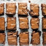 Why make a box mix brownies when I'll bet you have everything on hand to make these? They really are "Better Than Box Mix" brownies! | Persnickety Plates