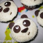 Adorable Chocolate Panda Cupcakes - perfect for a panda themed birthday party or just because! | Persnickety Plates