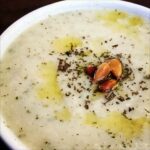 Cauliflower Soup with Toasted Pine Nuts