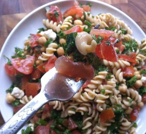 Tabbouleh Whole Wheat Pasta Salad