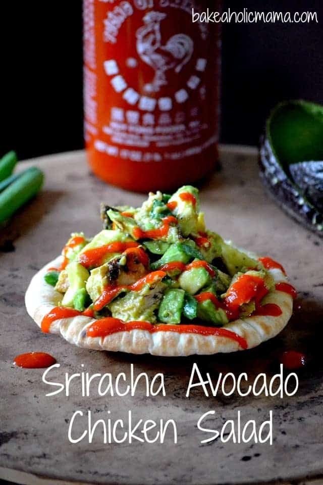 Sriracha Avocado Chicken Salad