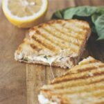 Lemon-Basil Grilled Cheese Panini Square - The Lemon Bowl