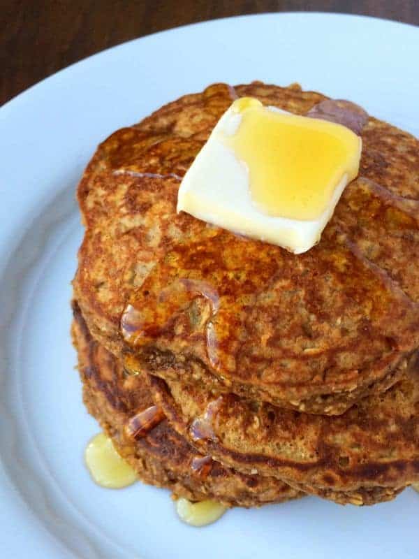 Gluten Free Gingerbread Protein Pancakes - The Lemon Bowl