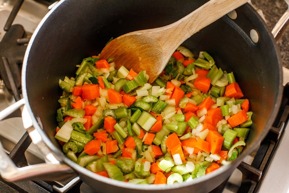 Vegetables for Italian Sausage Soup