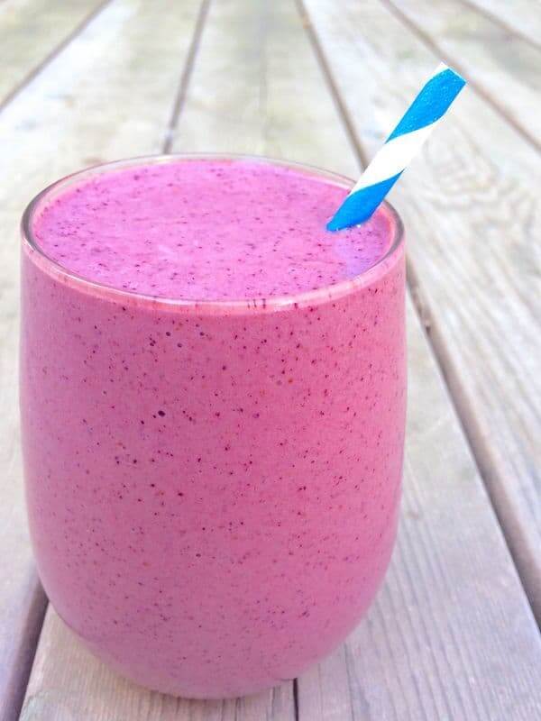 Blueberry Mango Lime Smoothie - The Lemon Bowl
