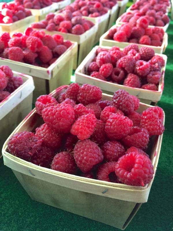 Raspberries at Market - The Lemon Bowl