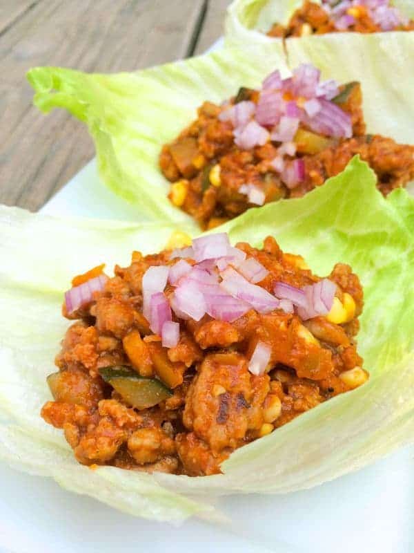 Sloppy Joe Lettuce Cups