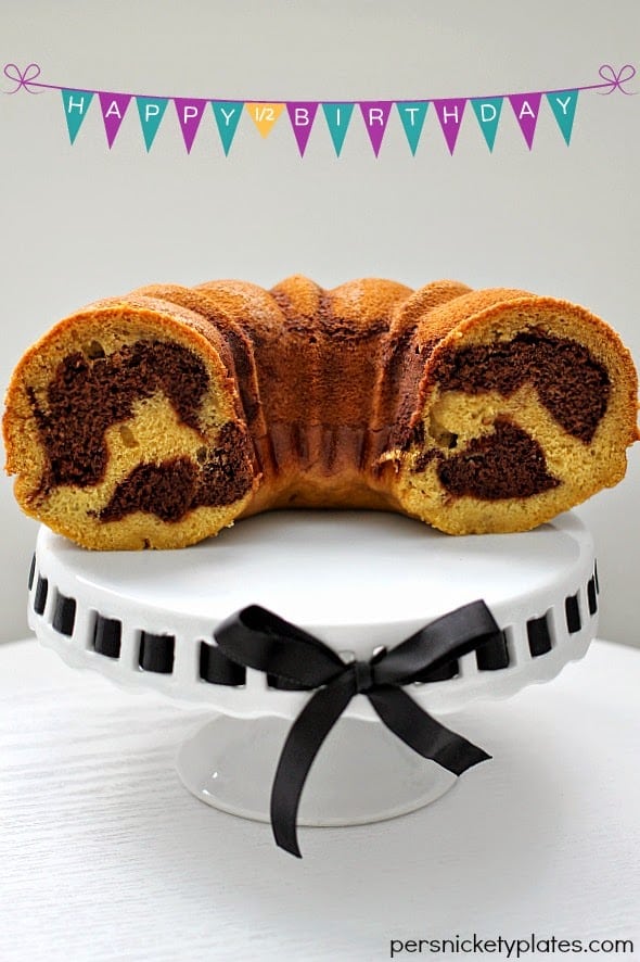 Pumpkin Chocolate Marble Bundt Cake | Persnickety Plates