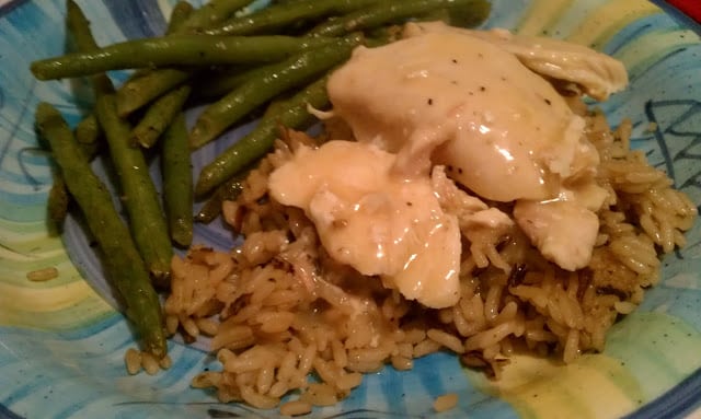 Crock Pot Lemon Chicken is so easy and perfect for a busy weeknight. This 4 ingredient, quick chicken dinner is amazingly flavorful and sure to be your new favorite meal. 