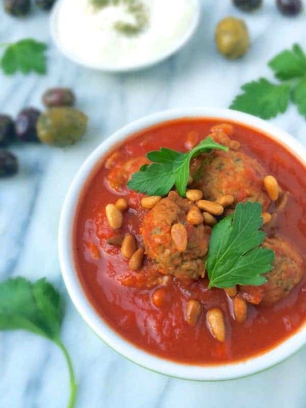 Slow Cooker Lebanese Meatballs