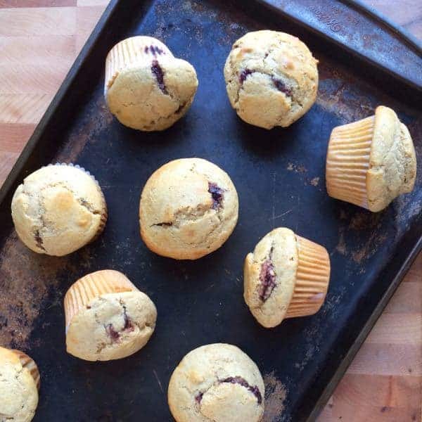 Blackberry Jam Muffins - The Lemon Bowl