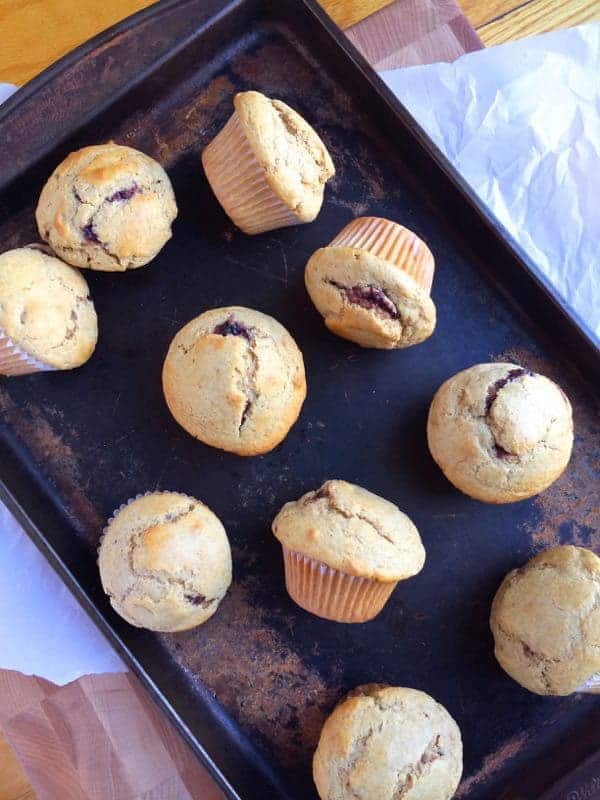 Whole Wheat Blackberry Muffins - The Lemon Bowl