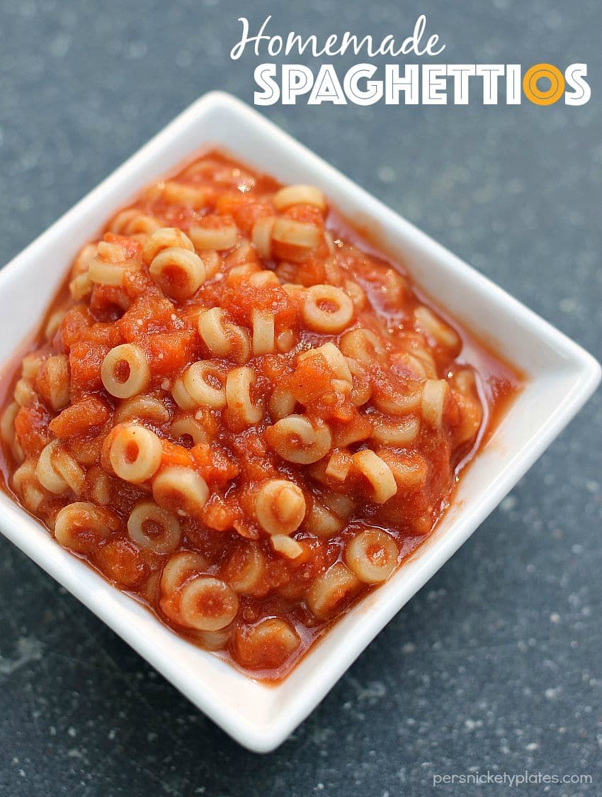 Homemade Spaghettios & Lunchbox Ideas for back to school | Persnickety Plates