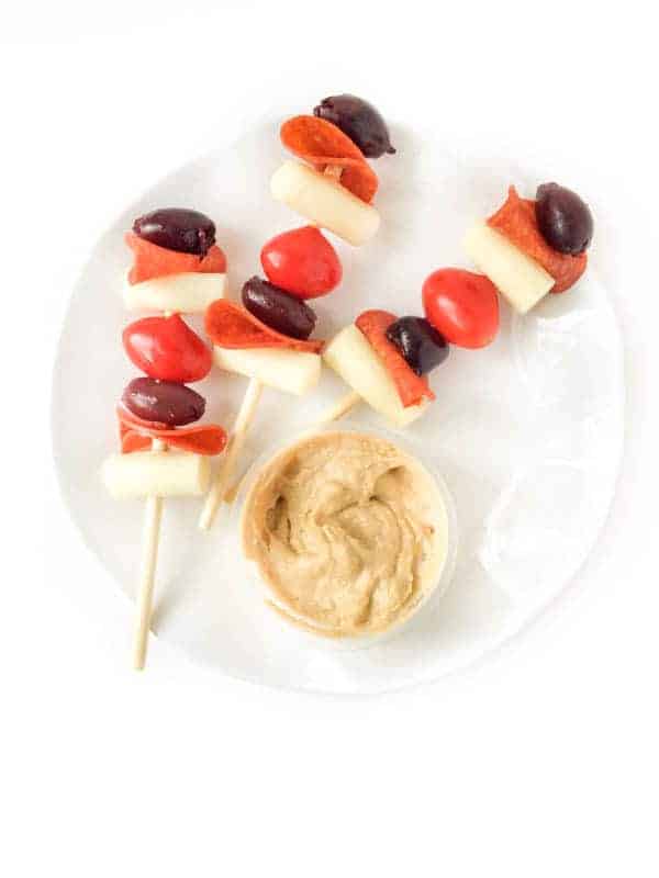 Deconstructed Pizza Skewers - The Lemon Bowl