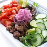 Vietnamese Bo Luc Lac - a healthy beef salad recipe