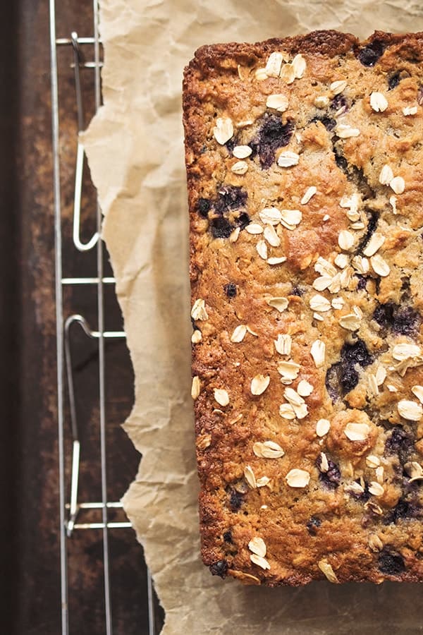 blueberry oatmeal bread