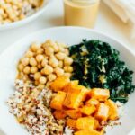 Kale and Sweet Potato Brown Rice Bowls