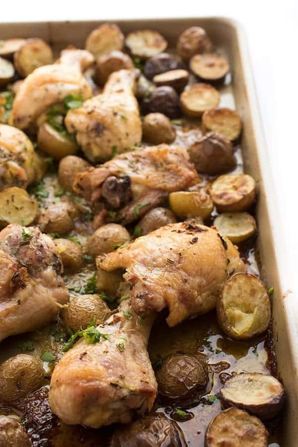 Sheet Pan Lemon Rosemary Chicken - The Lemon Bowl