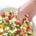 Greek Baked Hummus Dip - an easy appetizer recipe