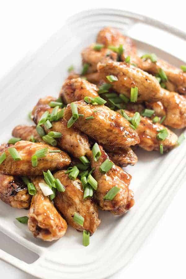 Asian Glazed Baked Chicken Wings