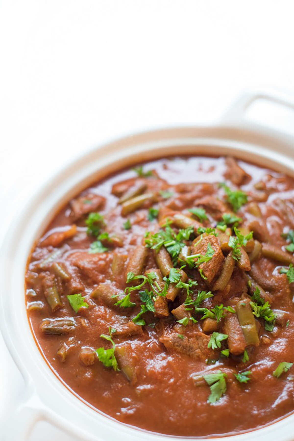 Slow Cooked Lebanese Green Beans and Beef