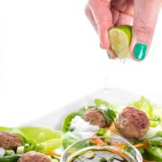 Vietnamese Pork Meatballs Lettuce Cups Recipe