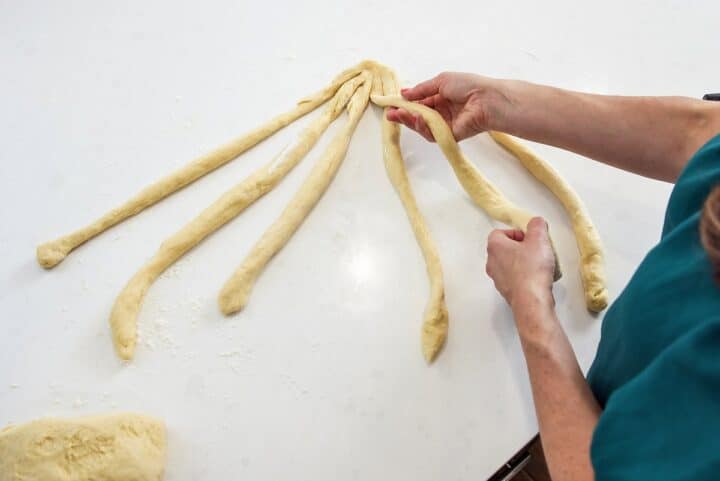 Step Two Six Strand Challah Braid