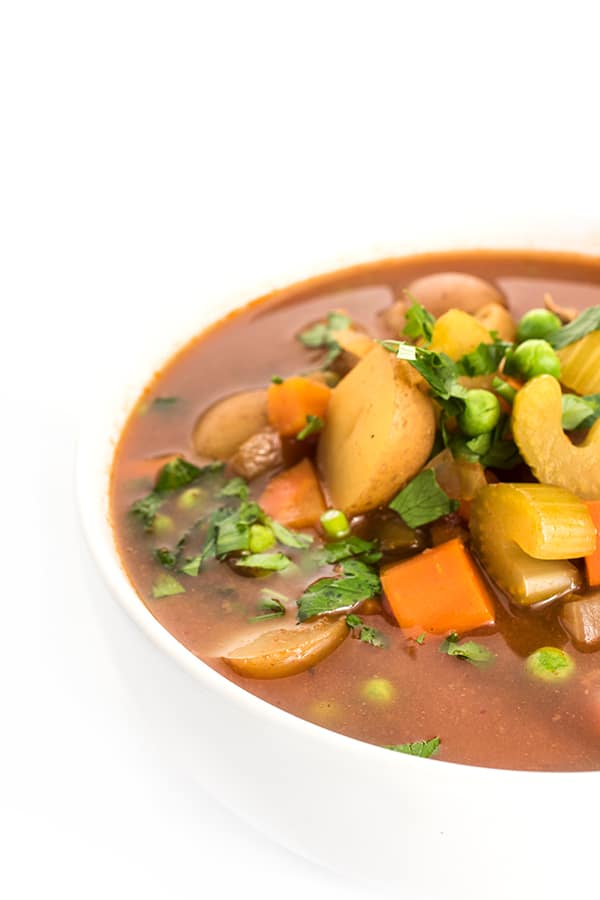 Slow Cooker Vegetable Beef Soup