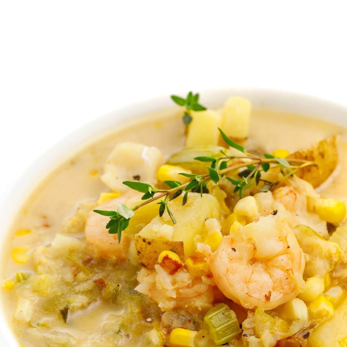 Lightened Seafood Chowder