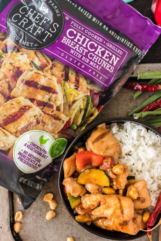 chef's choice grilled chicken chunks bag