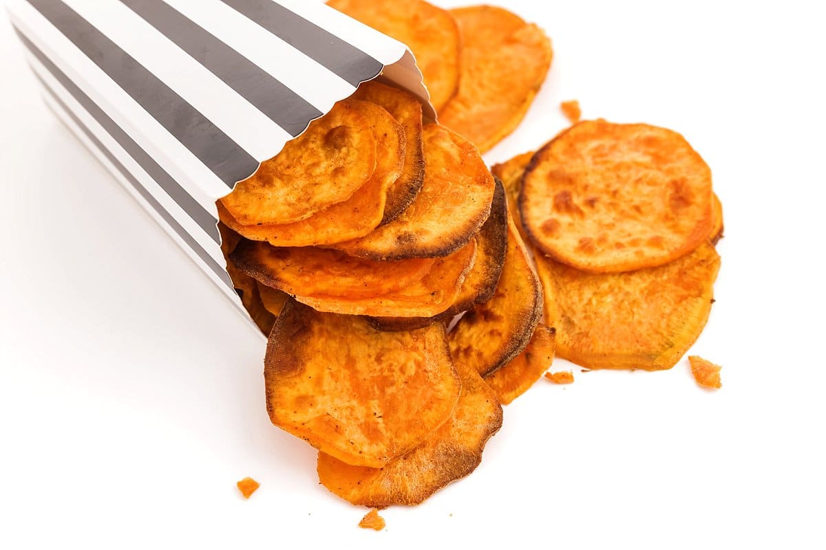 Air fryer sweet potato chips.