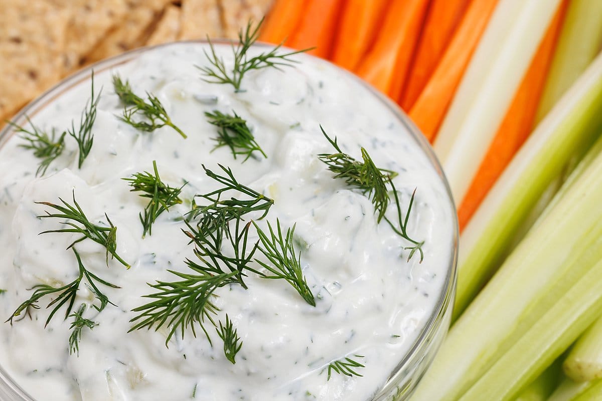 Greek Tzatziki sauce.