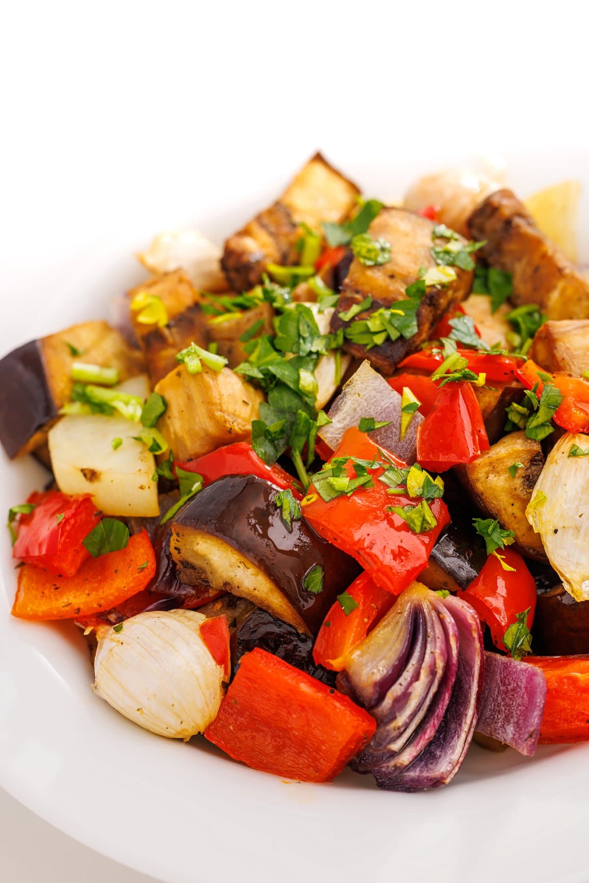 Provencal roasted vegetables.