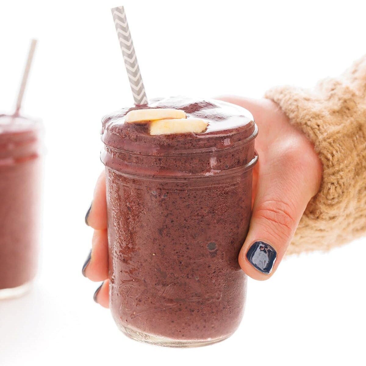 Banana Berry Kale Smoothie