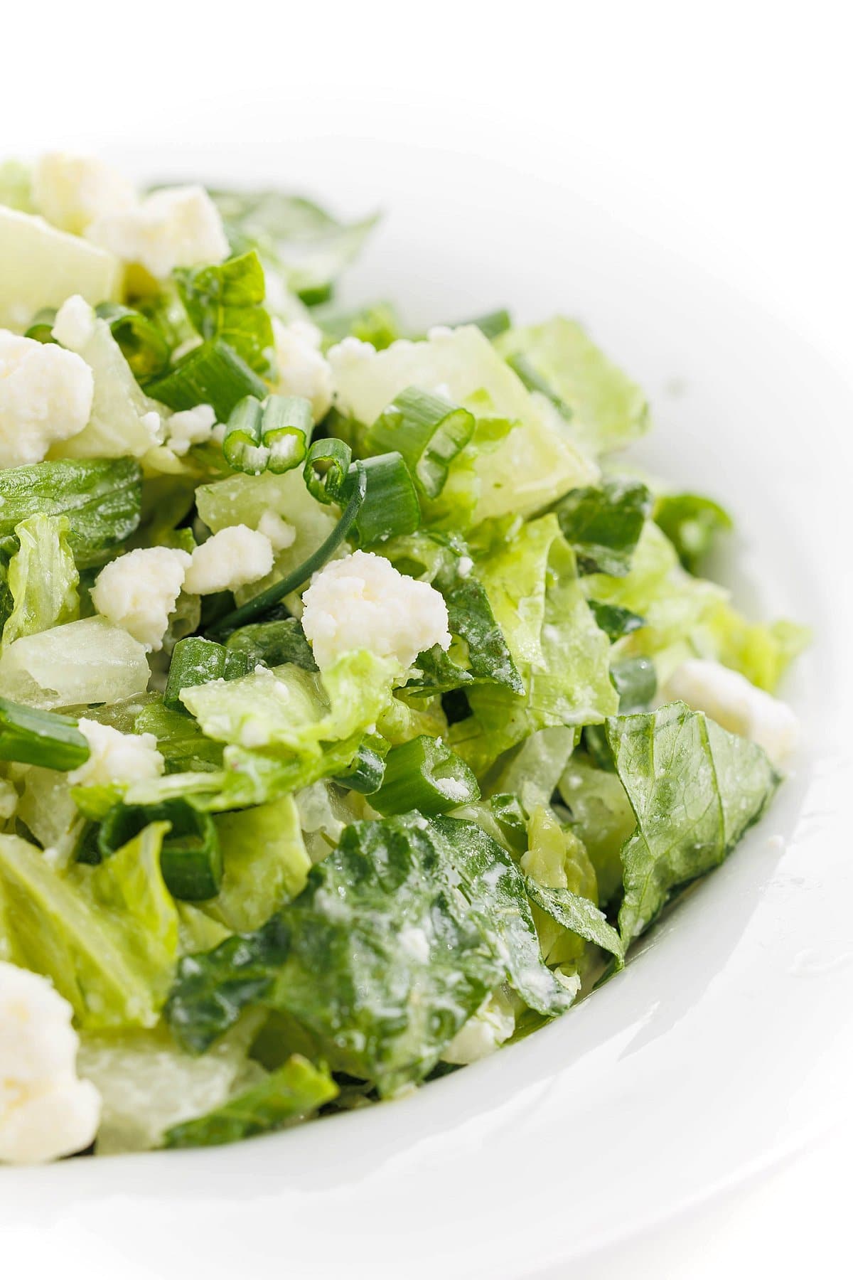 Greek herb salad with feta