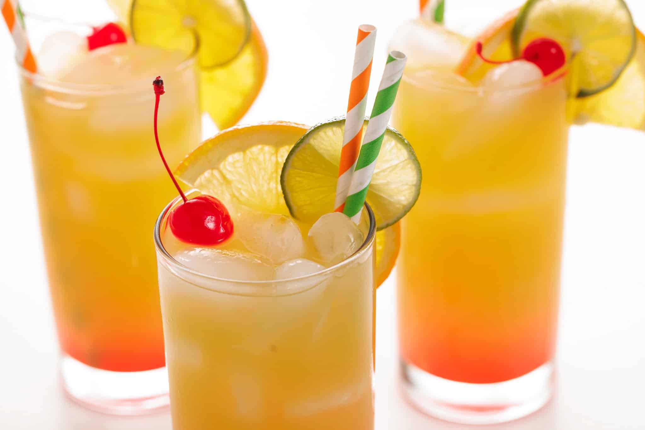 New Orleans hurricane cocktails.