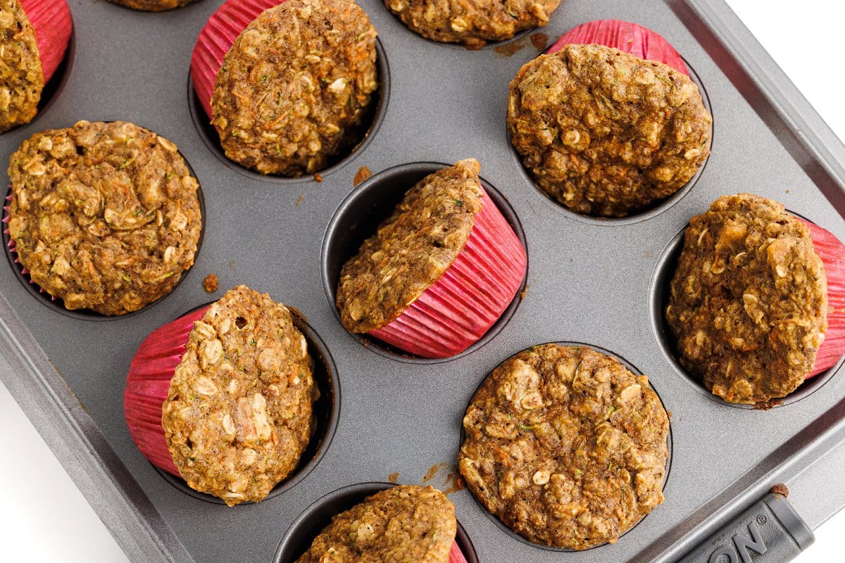 Zucchini carrot muffins.