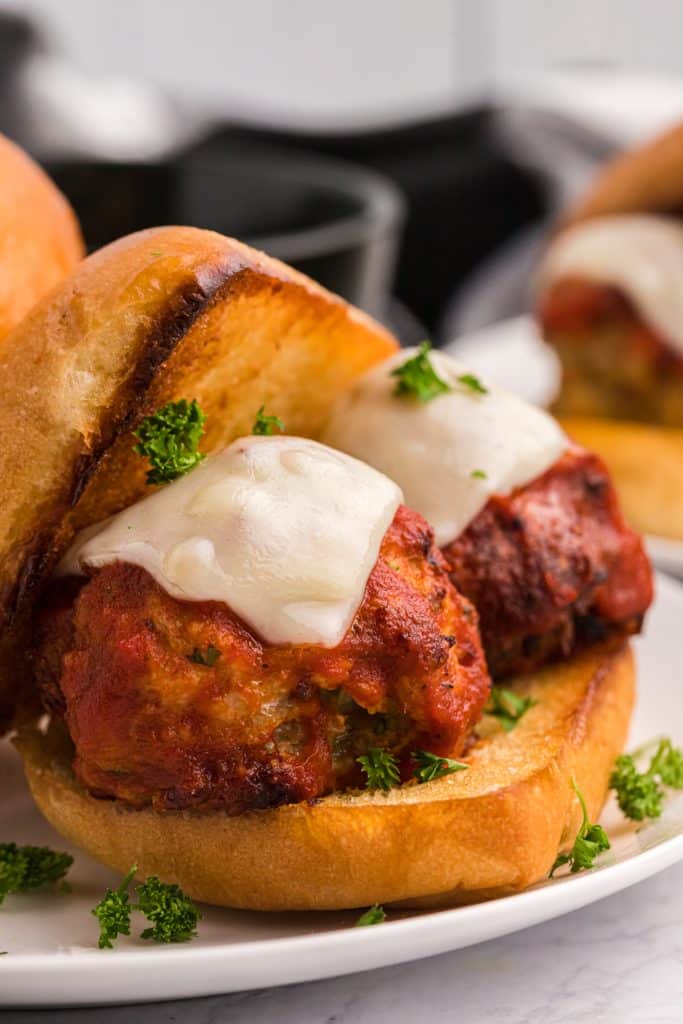 chicken parmesan meatball sub.