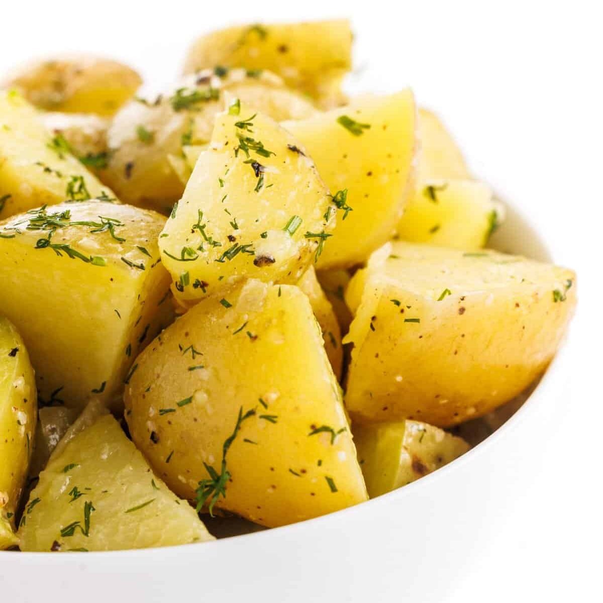 Baby Potatoes With Butter And Dill