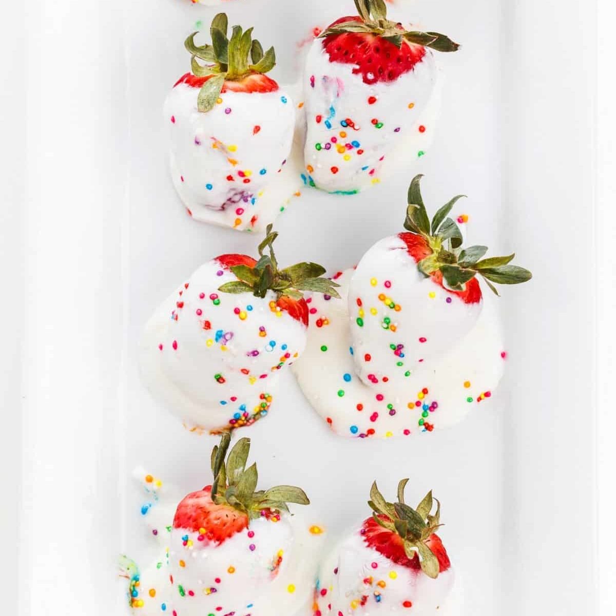 Frozen Yogurt Covered Strawberries