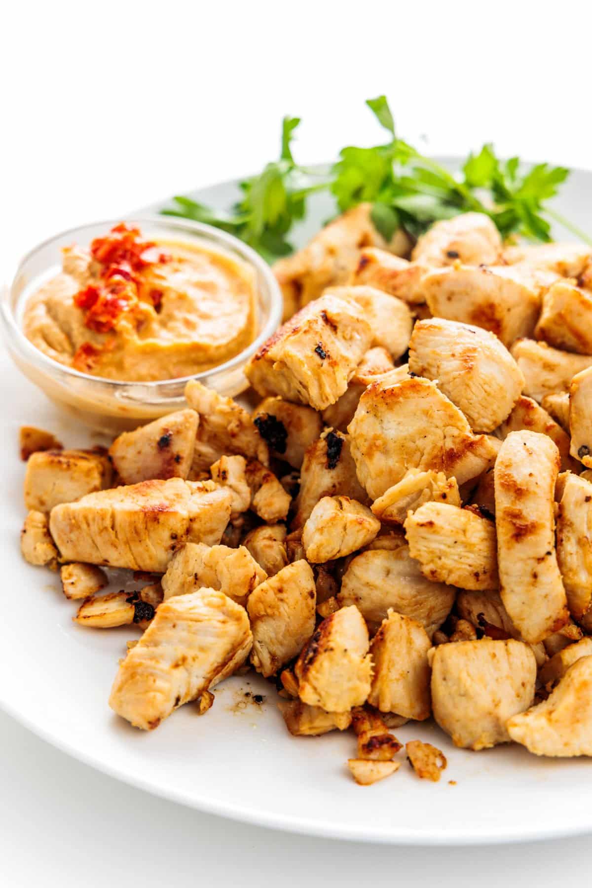 Lebanese shish tawook chicken.