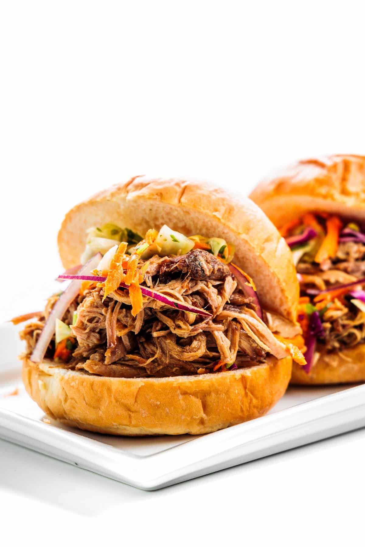 Pulled Pork Sliders with Cabbage Slaw