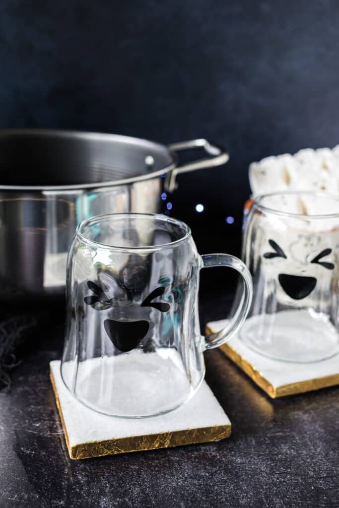 ghost glass mug.