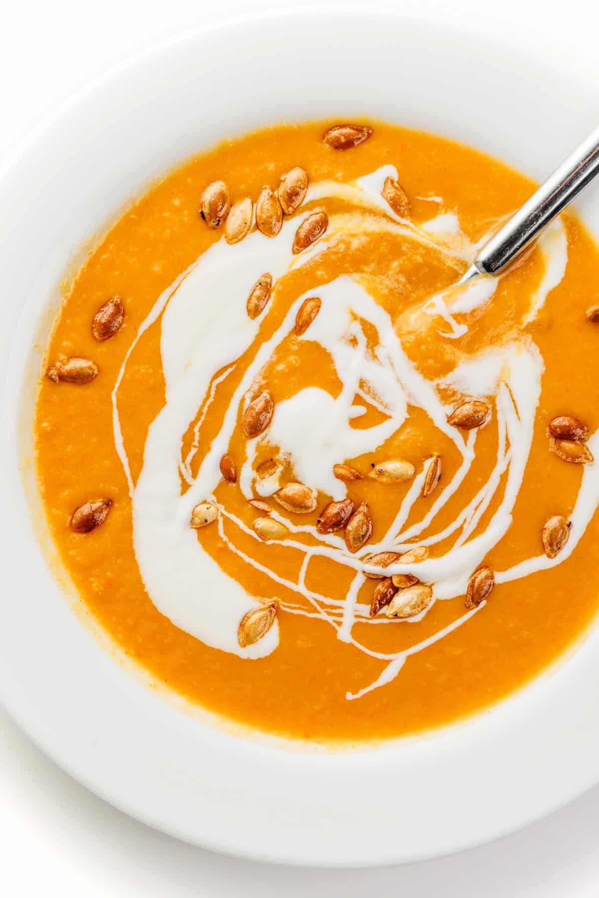 Roasted Root Vegetable Soup