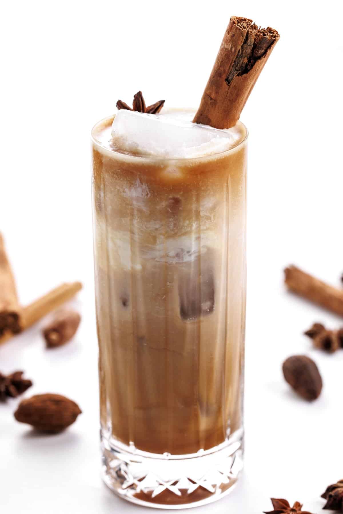 Chai Infused White Russian Cocktail