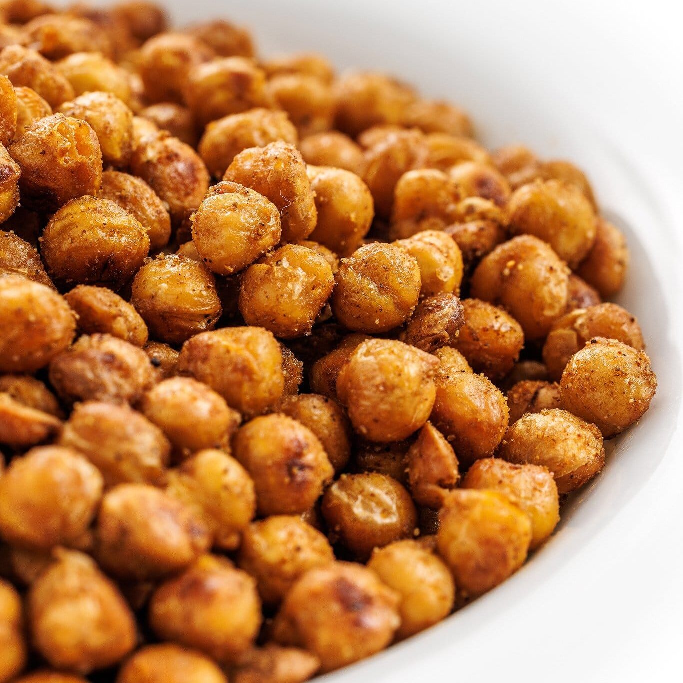Oven roasted chickpeas.